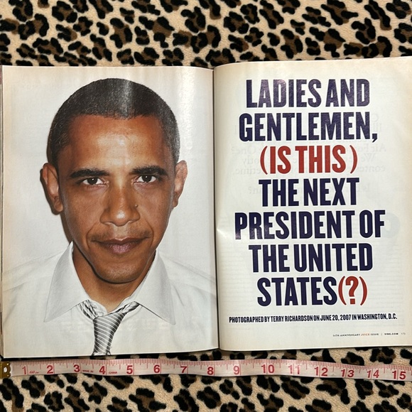 2007 VIBE Magazine President Barack Obama Y2K Vintage 2000s Hip Hop Music Rap - Picture 8 of 17